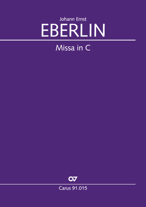 Johann Ernst Eberlin: Missa in C - Noten | Carus-Verlag
