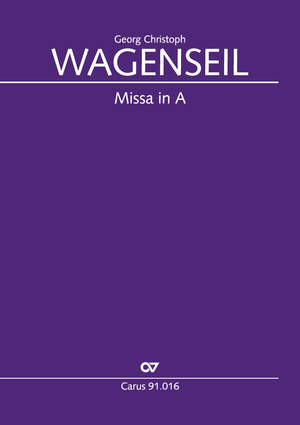 Missa in A Dirigierpartitur