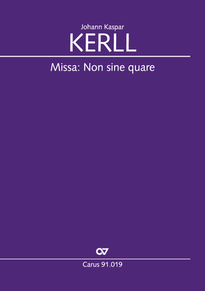 Missa: Non sine quare Full score