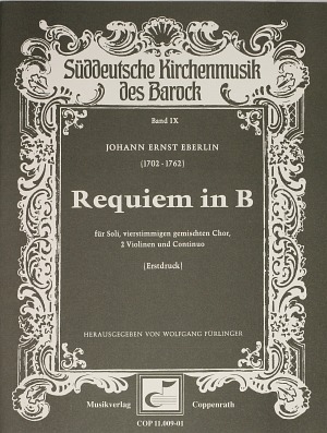 Johann Ernst Eberlin: Requiem in B