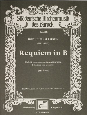 Thumbnail: Johann Ernst Eberlin: Requiem in B