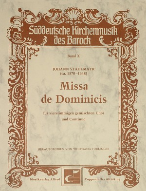 Johann Stadlmayr: Missa de Dominicis - Noten | Carus-Verlag