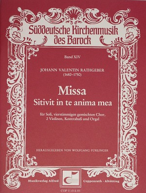 Missa Sitivit in te anima mea Conducteur, entspricht / equal to COP 11.014-01