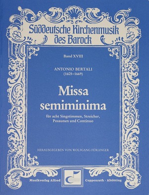 Missa semiminima Dirigierpartitur