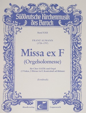 Franz Josef Aumann: Missa ex F - Noten | Carus-Verlag