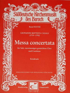 Messa concertata Dirigierpartitur