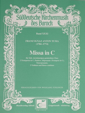Franz Ignaz Anton Tuma: Missa in C - Noten | Carus-Verlag