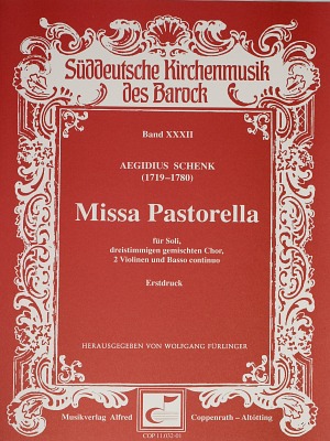 Missa Pastorella Full score, First edition