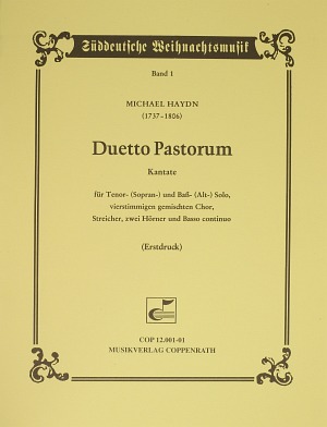 Duetto Pastorum Full score, First edition
