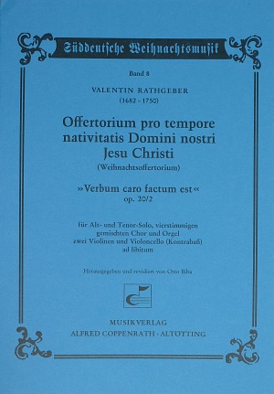 Offertorium pro tempore nativitatis Domini nostri Jesu Christi Weihnachtsoffertorium Full score
