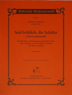 Franz Josef Aumann: Seid fröhlich, ihr Schäfer - Noten | Carus-Verlag