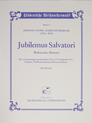 Johann Georg Albrechtsberger: Jubilemus Salvatori