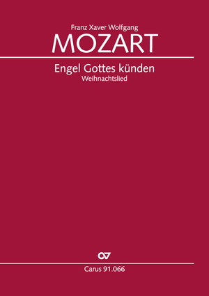 Engel Gottes künden Weihnachtslied Score