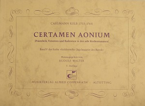 Kolb: Certamen aonium - Noten | Carus-Verlag