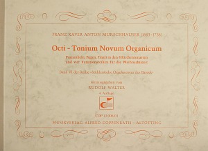 Murschhauser: Octi-Tonium novum organicum - Noten | Carus-Verlag