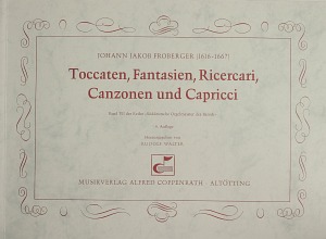Froberger: Toccaten und Fantasien für Orgel - Noten | Carus-Verlag