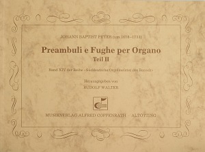 Peyer: Preambuli e Fughe per Organo Teil II - Noten | Carus-Verlag