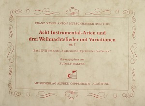 Murschhauser: Acht Instrumental-Arien und drei Weihnachtslieder mit Variationen - Noten | Carus-Verlag