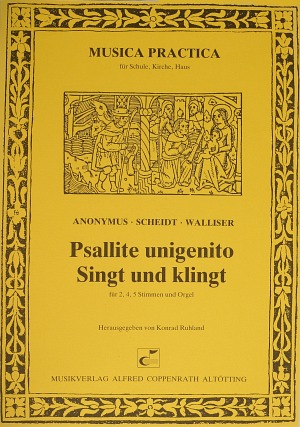Psallite unigenito Partitur