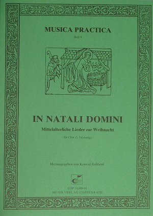 In natali domini (Mittelalterliche Lieder zu Weihnacht) - Noten | Carus-Verlag