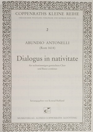 Dialogus in nativitate Partitur