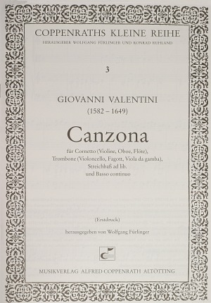 Canzona Partitur