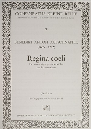 Benedikt Anton Aufschnaiter: Regina coeli - Partition | Carus-Verlag