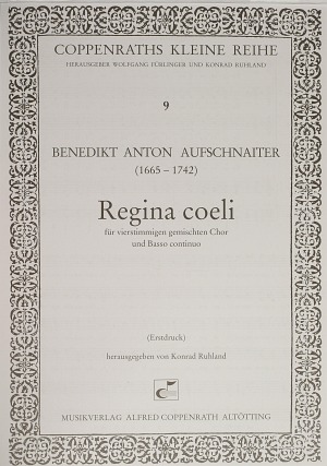 Regina coeli Partitur