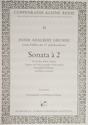 Sonata à 2 Score