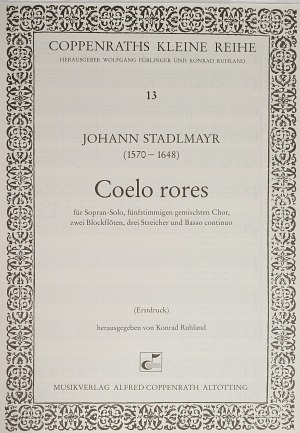 Coelo rores Partitur