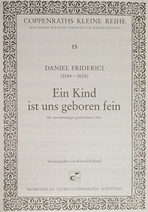 Ein Kind ist uns geboren fein Partitur