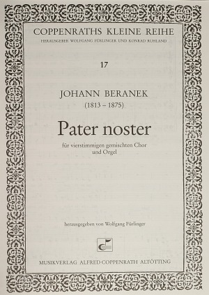 Pater noster Partitur