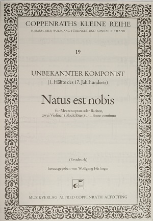 Natus est nobis Score