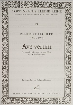 Ave verum Partitur