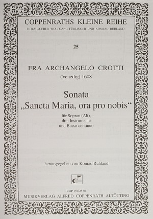 Fra Archangelo Crotti: Sonata - Noten | Carus-Verlag