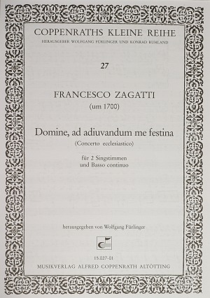 Domine, ad adiuvandum me festina Concerto ecclesiastico Partitur