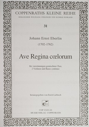 Johann Ernst Eberlin: Ave Regina coelorum