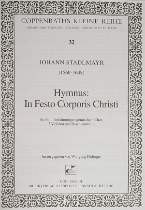 In Festo Corporis Christi Hymnus Partitur