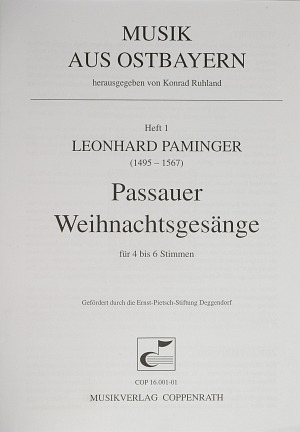 Paminger: Passauer Weihnachtsgesänge - Noten | Carus-Verlag