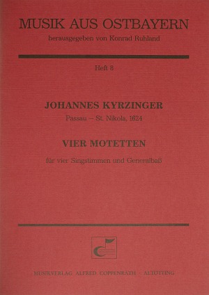 Vier Motetten Partitur