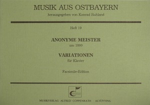 Variationen für Klavier Fac-similé