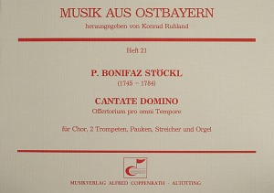 Cantate Domino Offertorium pro omni Tempore Dirigierpartitur