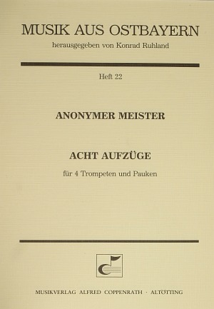 Acht Aufzüge Partitur