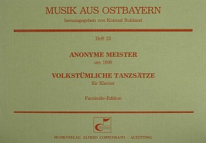 Volkstümliche Tänze Fac-similé