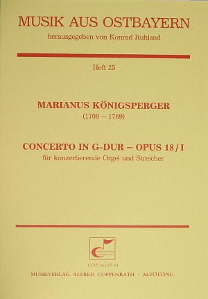 Concerto in G-Dur Dirigierpartitur