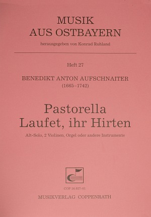 Laufet, ihr Hirten Pastorella Partitur