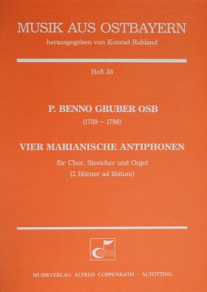 Gruber: Vier marianische Antiphonen Partition
