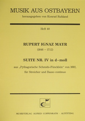 Rupert Ignaz Mayr: Suite Nr. IV in d-Moll - Noten | Carus-Verlag