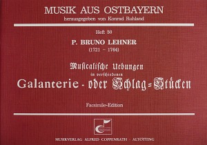 P. Bruno Lehner: Musikalische Übungen in verschiedenen Galanterie- oder Schlagstücken - Sheet music | Carus-Verlag