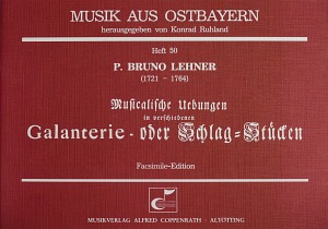 P. Bruno Lehner: Musikalische Übungen in verschiedenen Galanterie- oder Schlagstücken - Noten | Carus-Verlag